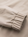 Functional men's transitional jacket with hood - beige V3 OM-JANP-0225