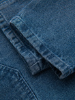 Men's denim pants CARROT FIT with rubbing - blue V2 OM-PADP-0250