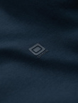 Koszulka męska SLIM FIT z okrągłym dekoltem i logotypem – granatowa V2 OM-TSCT-0220 