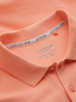 Men's BASIC single color pique knit polo shirt - peach V19 OM-POBS-0100