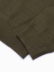 Men's sweater - dark olive V7 E178