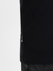 Men's longsleeve with buttons at the neckline - black V4 OM-LSCL-0107