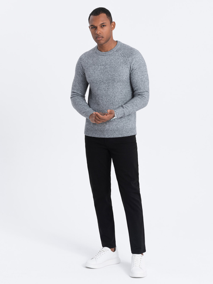Men's tailored chino pants - black V1 OM-PACP-0151