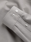Men's REGULAR FIT shirt with pocket - gray V1 OM-SHCS-0148