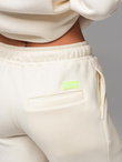 UNISEX sweatshirt + shorts set - cream V2 Z108