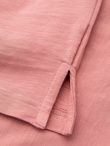 Classic cotton knit polo shirt - pink V4 OM-POWS-0142