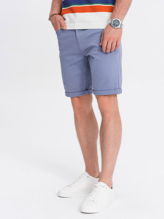 Szorty męskie CHINO - jasnoniebieskie V15 OM-SRDS-0103