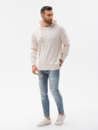 Men's hooded sweatshirt - white B1187