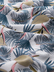 Viscose patterned men's short sleeve shirt - palm trees V7 OM-SHPS-0113