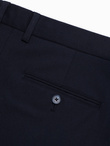 Spodnie męskie eleganckie chino SLIM FIT - granatowe V3 OM-PACP-0191
