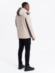 Men's winter jacket - beige C460