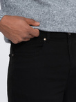 Men's tailored chino pants - black V1 OM-PACP-0151
