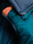 Men's sporty colorful retro jacket - navy blue and orange V3 OM-JALP-0175