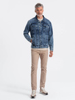 Men's denim katana jacket - denim V4 OM-JADJ-0123