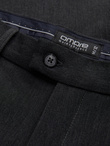 Elegant men's SLIM FIT chino pants - graphite V2 OM-PACP-0191