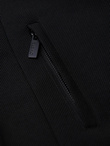 Men's coat with asymmetrical fastening and high collar - light brown V4 OM-COWC-0120