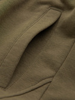 Men's BASIC cotton jogger sweatpants - olive V2 OM-PABS-0174