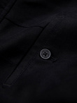 Spodnie męskie chino SLIM FIT z  delikatną teksturą - czarne V5 OM-PACP-0190