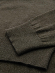 Classic men's sweater with round neckline - black V2 OM-SWBS-0106