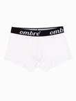 Men's cotton boxer shorts with contrasting elastic - 7-pack mix V2 OM-UNBO-0100