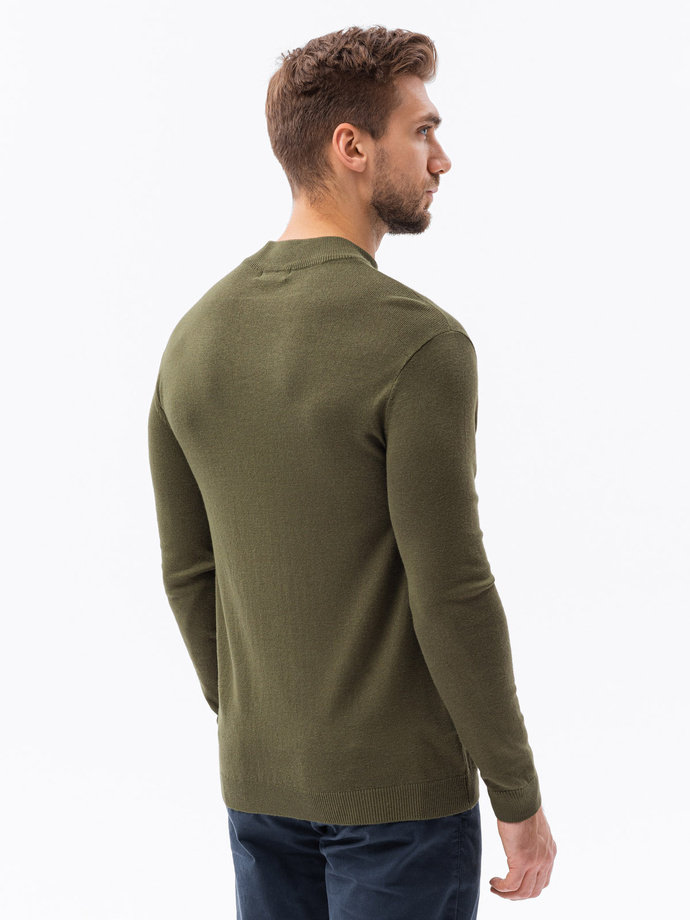 Men's sweater - dark olive V7 E178
