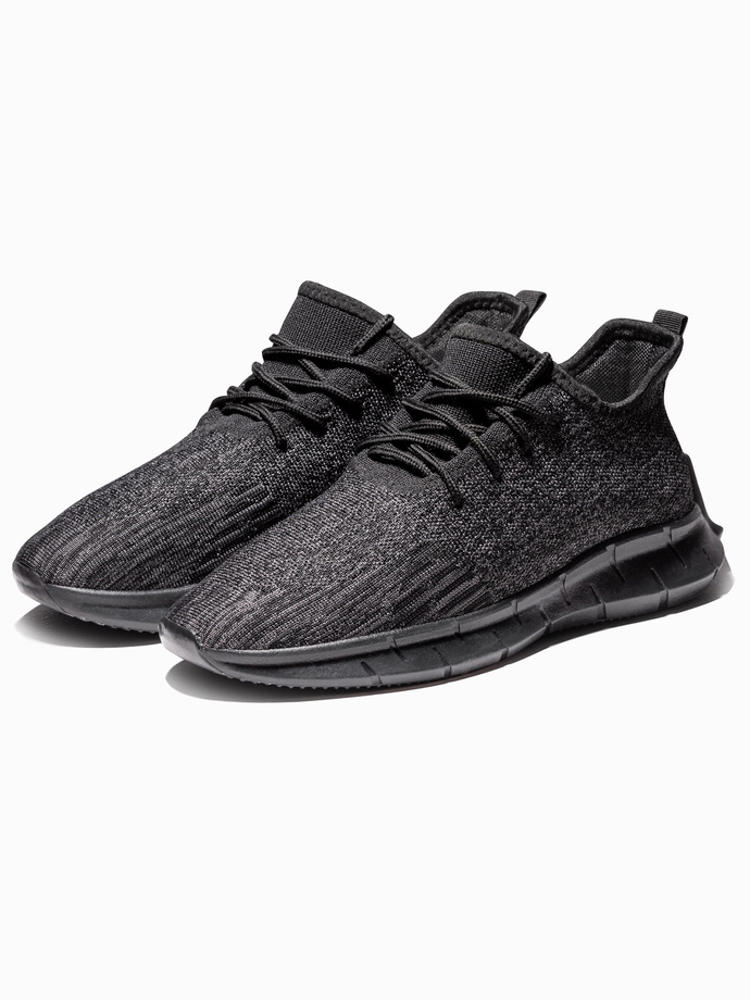 Buty męskie sneakersy - czarne V4 T388