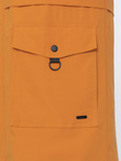 Men's parka jacket with cargo pockets - mustard V3 OM-JANP-22FW-004