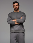 Unisex classic sweatshirt with round neckline - grey V18 OU-SNBC-0104