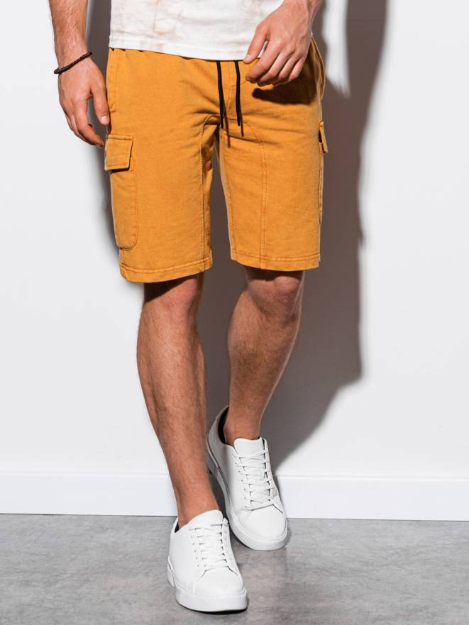 Men's sweatshorts - yellow W225