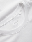 T-shirt męski bawełniany z nadrukiem na kieszonce Ombre Streetstyle – biały V8 OM-TSCT-0108