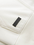 Męska rozpinana bluza dresowa BASIC – kremowa V5 OM-SSBZ-0160