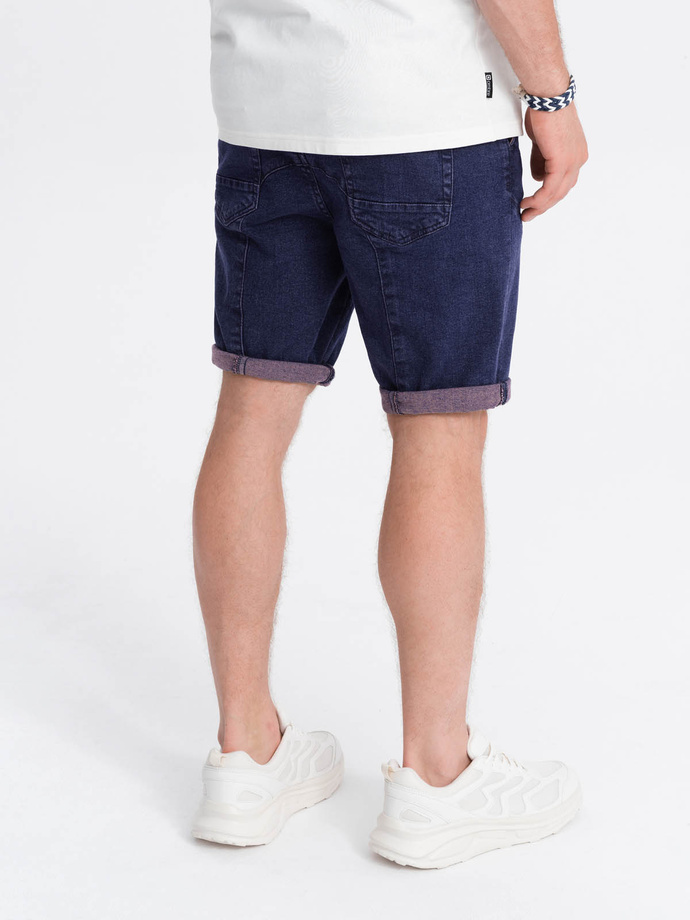 Men's denim shorts - violet W361