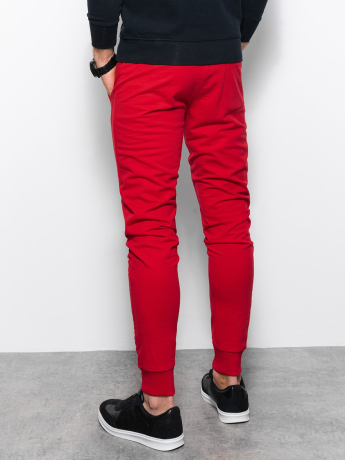 Men's sweatpants - red P952
