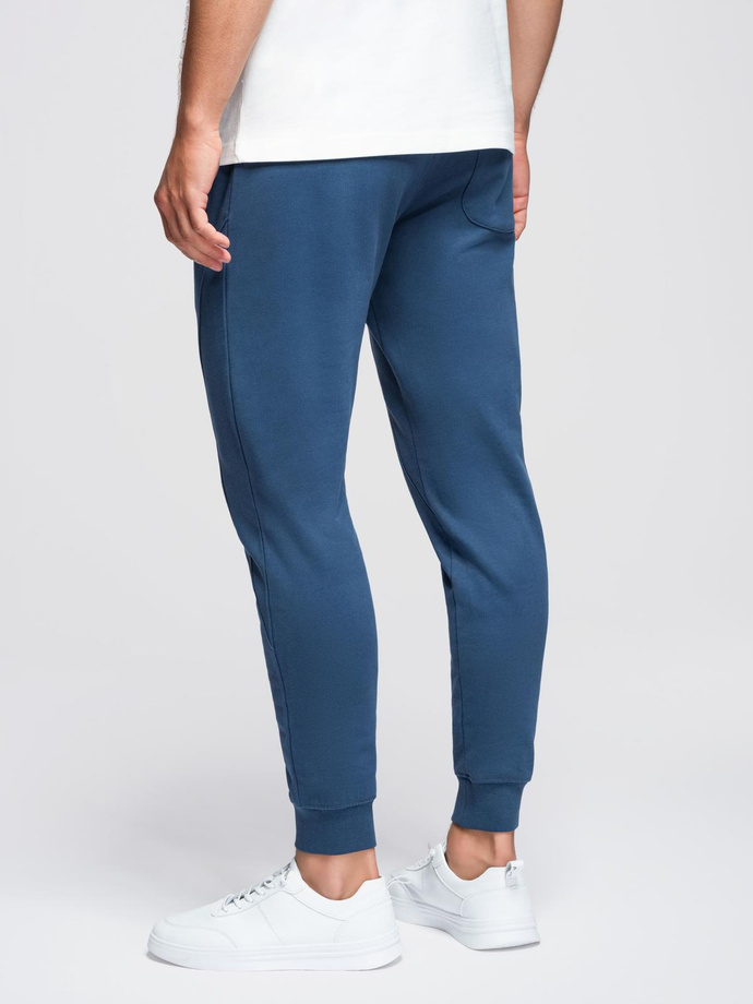 Men's jogger sweatpants - navy blue V4 OM-PABS-0173