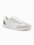 Casual men's sneaker shoes OLDSCHOOL - white V3 OM-FOCS-0104