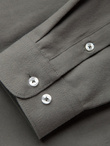 Men's REGULAR FIT shirt with pocket - khaki V4 OM-SHCS-0148