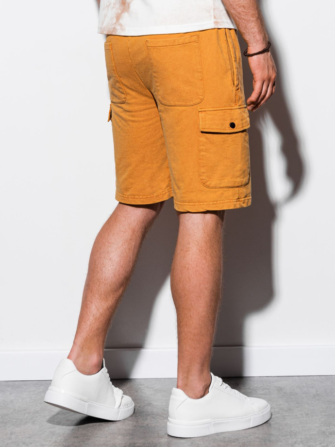 Men's sweatshorts - yellow W225