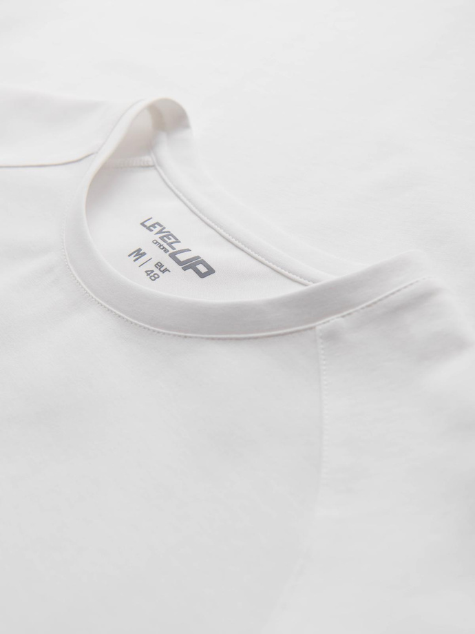 Koszulka męska COMFORT FIT z raglanowym rękawem – off-white V1 OM-TSCT-0240