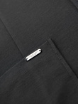Men's SLIM knit jacket with subtle texture - graphite V1 OM-BLZB-0101