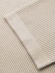 Men's knitted t-shirt with buttons at the neckline - light grey V3 OM-TSCT-0254