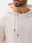 Men's hooded sweatshirt - white B1187
