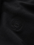 Men's pique knit polo shirt - black V1 S1374