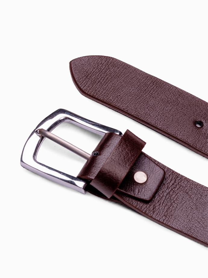 Men's leather accessories set - brown A654