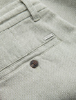 Men's knit shorts in linen and cotton - light green V2 OM-SRCS-0130