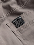 Men's JOGGER pants with zippered cargo pockets - dark beige V2 OM-PAJO-0125