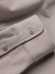 Men's REGULAR cotton single jersey knit shirt - ash V5 OM-SHCS-0138