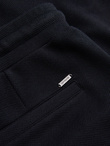 Men's knit shorts with elastic waistband - black V2 OM-SRCS-0107