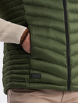 Men's quilted sleeveless - dark green V4 V54