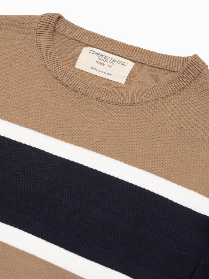 Sweter męski - camel V6 E190