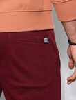 Men's sweatpants - burgundy P946
